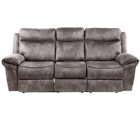 MEMPHIS GREY RECLINING SOFA |