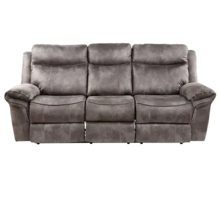 MEMPHIS GREY RECLINING SOFA |