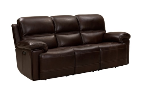 Casual Power Reclining Sofa with Power Headrest