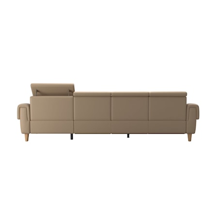 Manual Reclining Chaise Sofa with A3 Arms