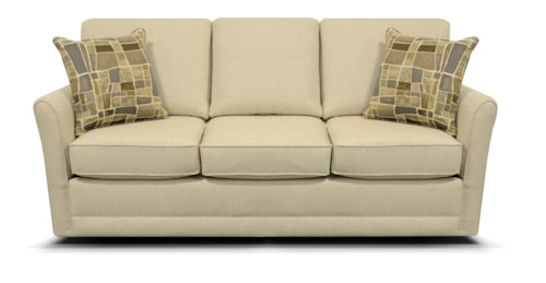 Casual Queen Sleeper Sofa with Innerspring Mattress