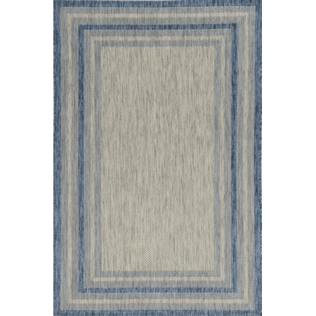 7'10" x 10'10" Grey/Denim Cape Cod Rug