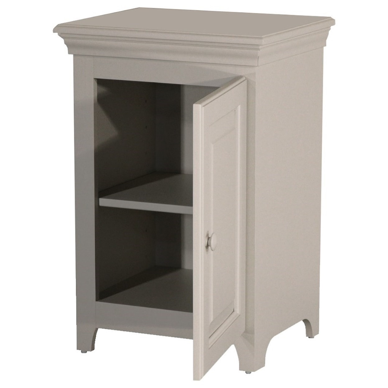 Archbold Furniture Pantries and Cabinets 1 Door Cabinet