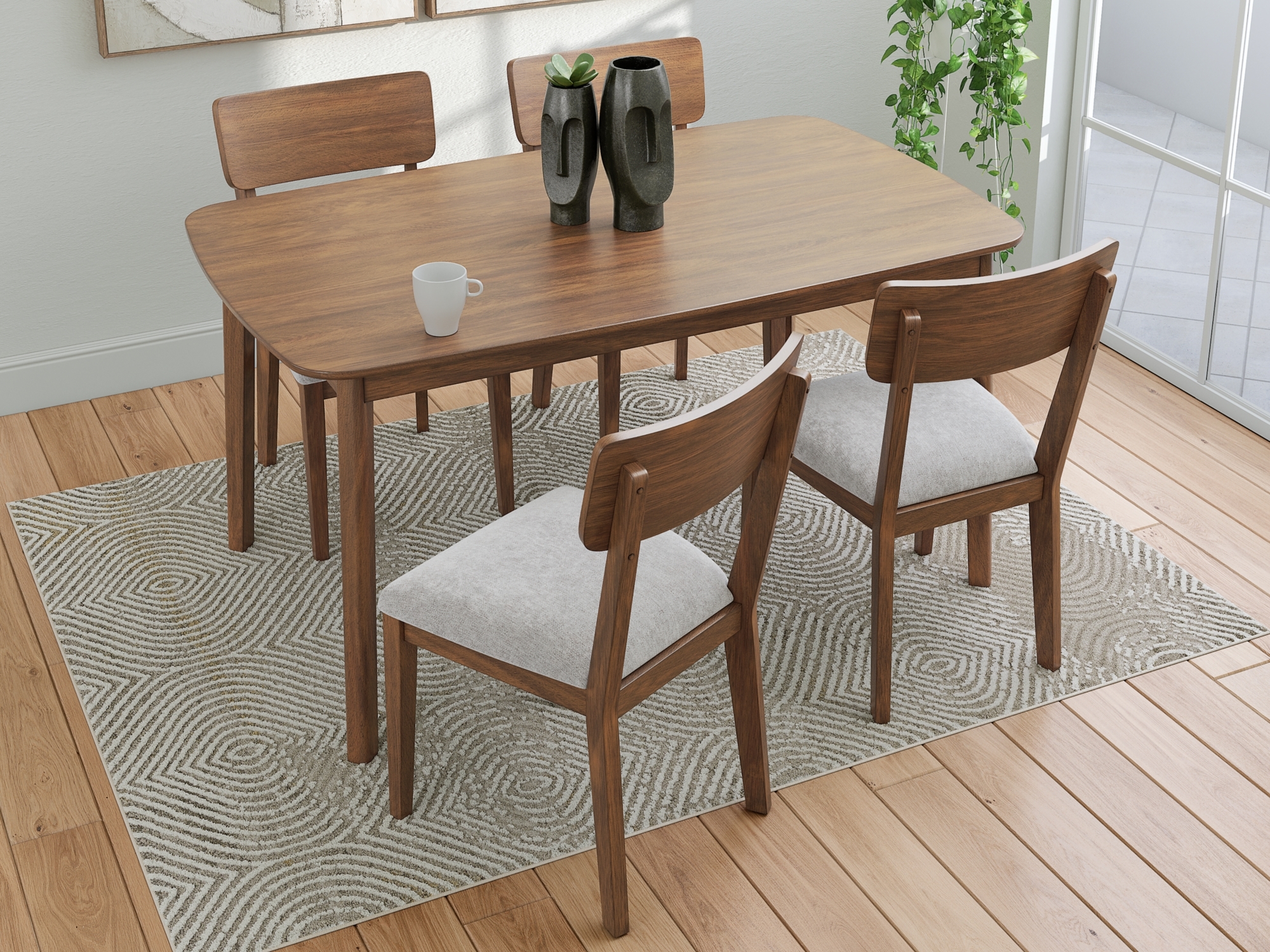 Signature Design by Ashley Tameride Dining Room Table Set (Set Of 5)
