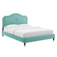 Performance Velvet King Platform Bed