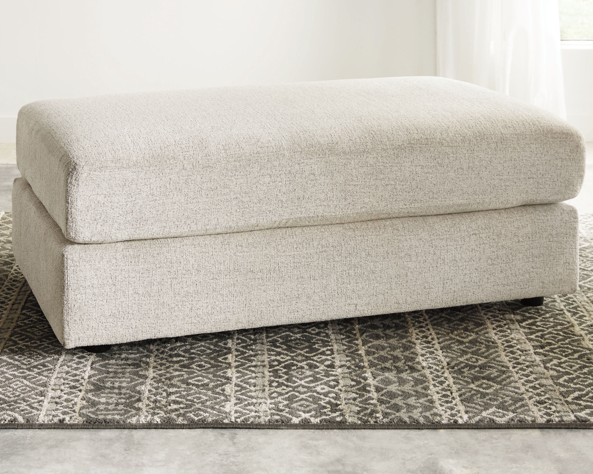 Oversized Accent Ottoman