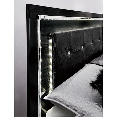 King Panel Bed with Storage