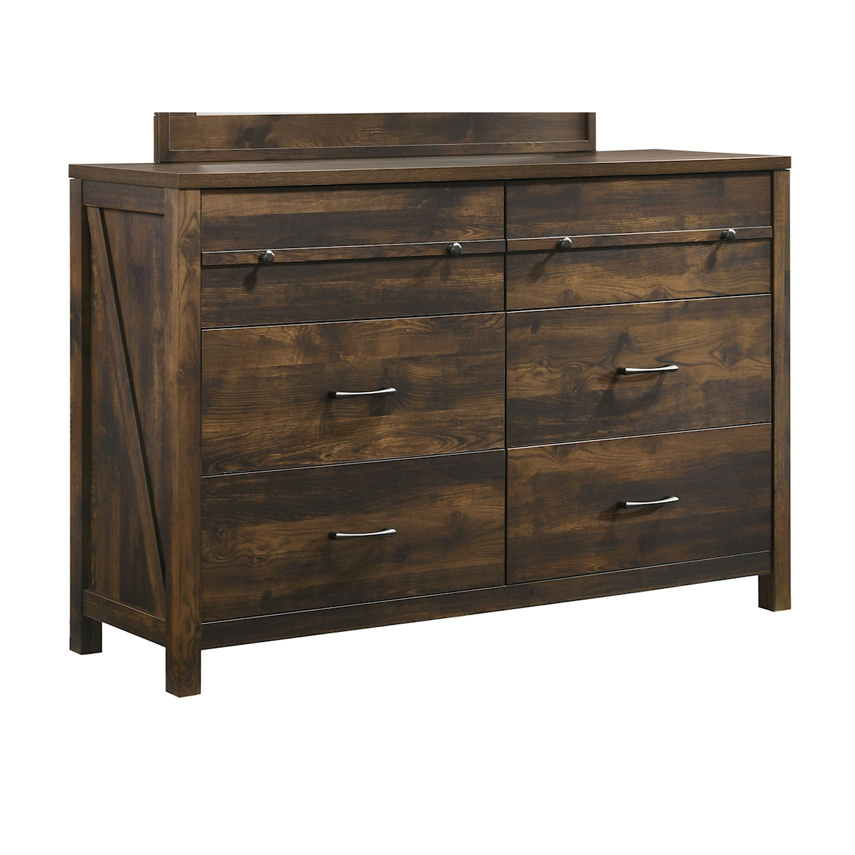 Lifestyle Rustic Oak RUSTIC OAK 6 DRAWER DRESSER |