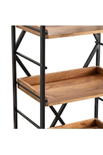 Crestview Collection Thomas Road Rustic 7-Shelf Etagere