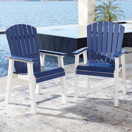 Outdoor Dining Arm Chair (Set of 2)