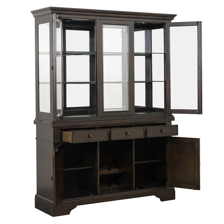 3-Drawer Buffet and Hutch