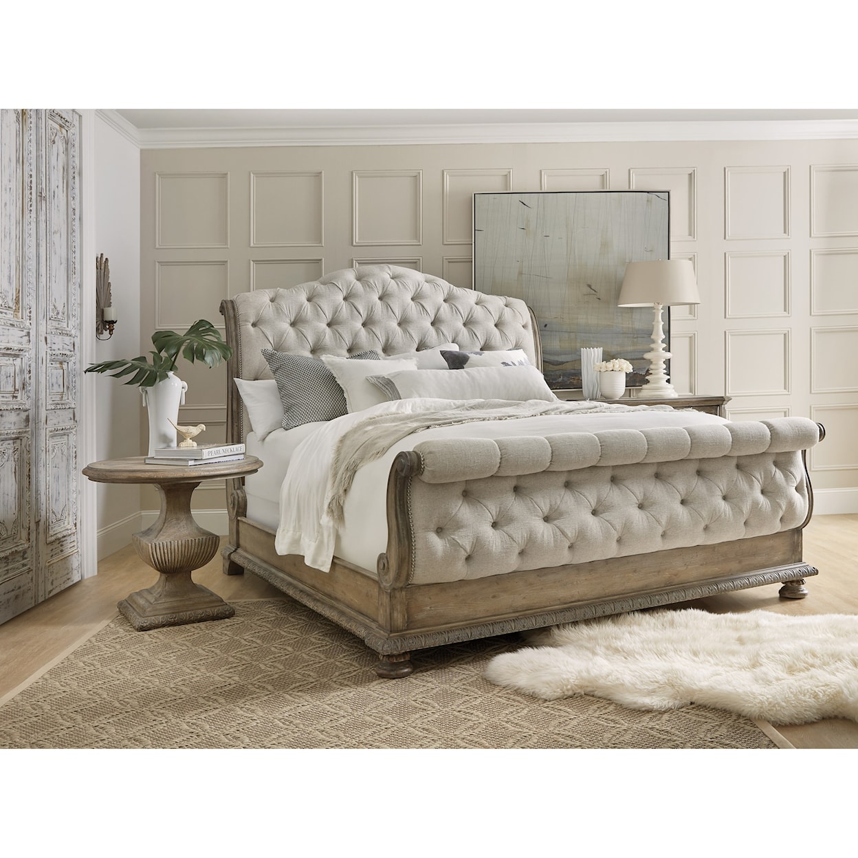 Hooker Furniture Castella California King Tufted Bed