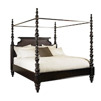 Queen-Size Sovereign Poster Bed with Canopy