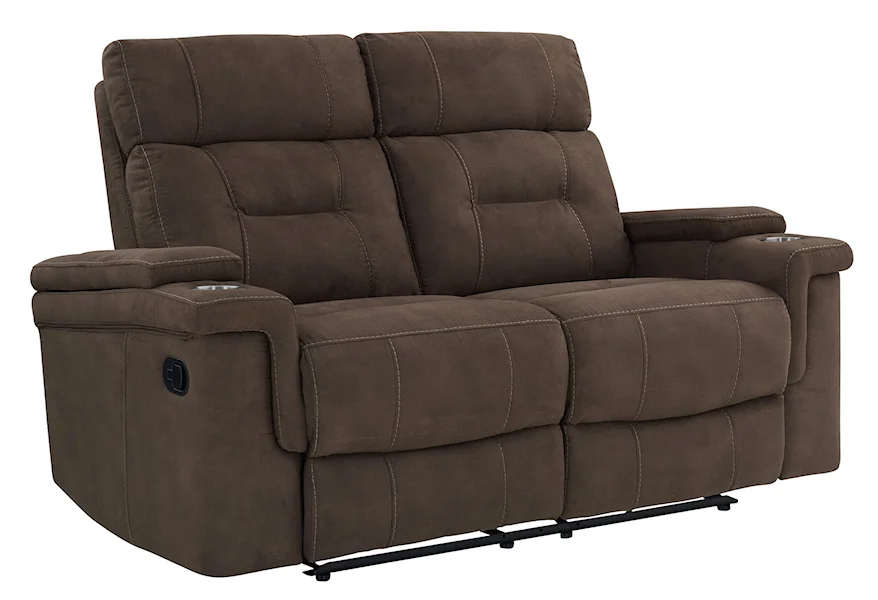 Diesel Reclining Loveseat by Paramount Living at Reeds Furniture