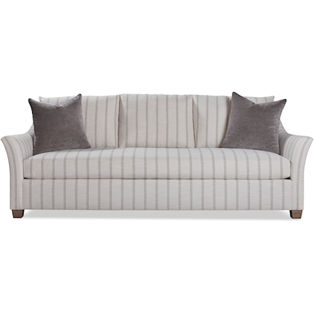 Contemporary Sofa with Bench Seat