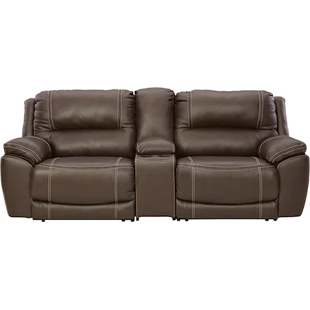 Power Reclining Sectional Loveseat