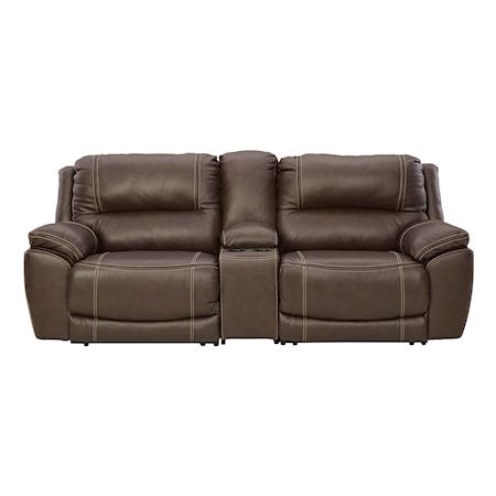 Power Reclining Sectional Loveseat