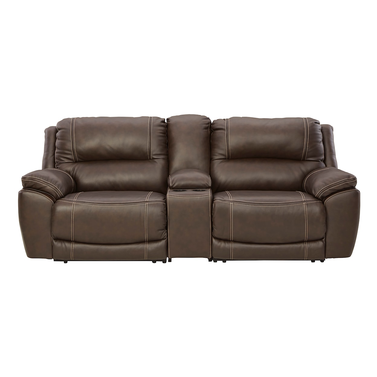 Signature Design by Ashley Dunleith Power Reclining Sectional Loveseat