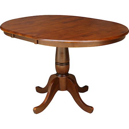 Transitional Round Extension Table