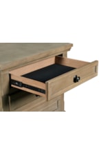 New Classic Allegra Transitional 3-Drawer Nightstand with USB Port