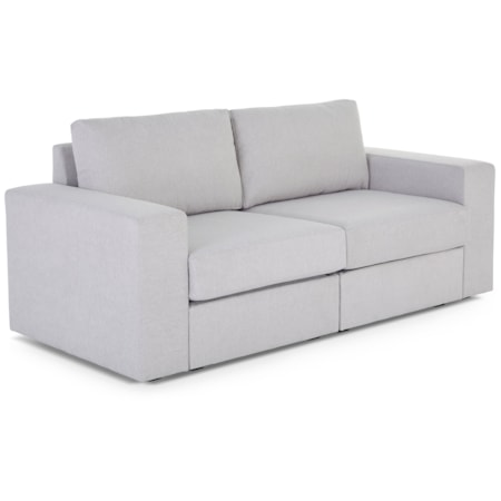 Wide-Arm Loveseat