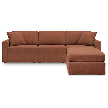 3-Piece Sectional And Ottoman