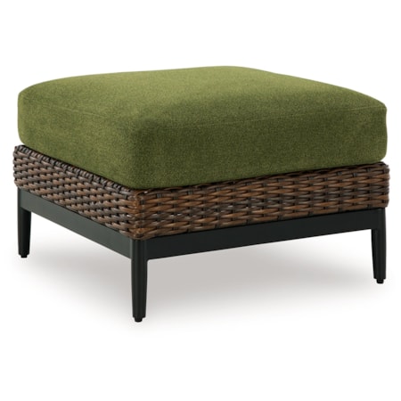 Outdoor Ottoman With Cushion
