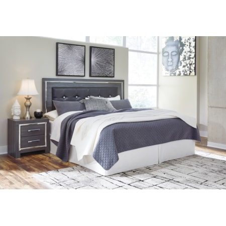 King/cal King Uph Panel Hdbd