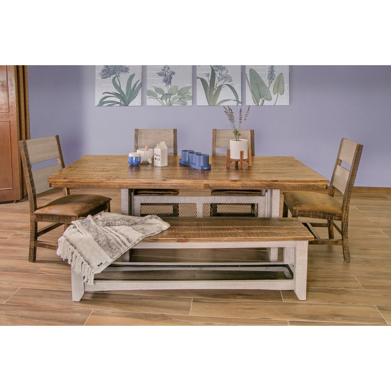 IFD International Furniture Direct Pueblo Bench