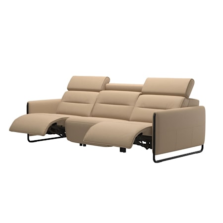 Power Reclining Sofa w/ Steel Arms