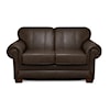 Dimensions 1430R/LSR Series Leather Loveseat