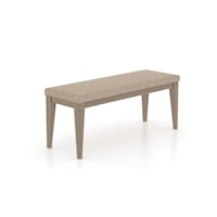 Transitional Customizable Dining Bench