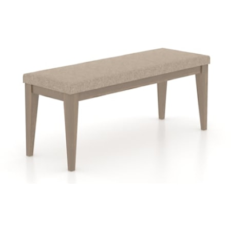 Transitional Customizable Dining Bench
