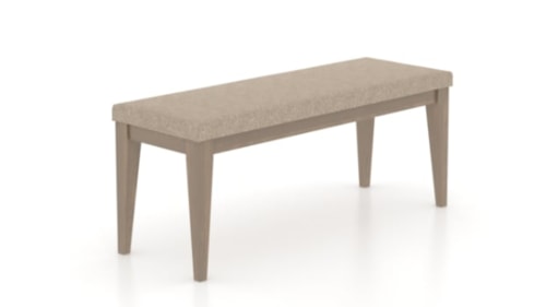 Transitional Customizable Dining Bench