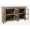 Jofran Rustic Shores 4 Door Low Cabinet