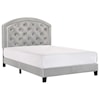 Crown Mark Gaby Full Upholstered Platform Bed