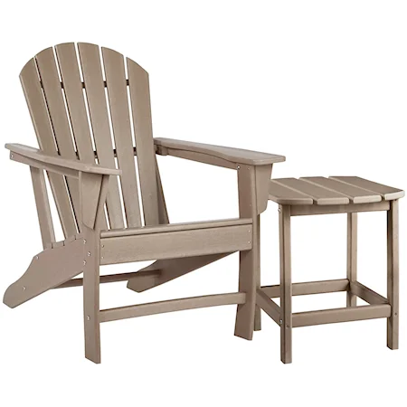 Adirondack Chair with End Table