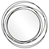 Uttermost Mirrors - Round Whirlwind Black Round Mirror