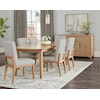 Vaughan Bassett Crafted Cherry - Bleached Upholstered Side Dining Chair