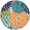 Nourison Aloha 4' Round  Rug