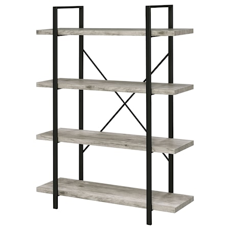 Cole 55-inch 4-shelf Bookshelf and