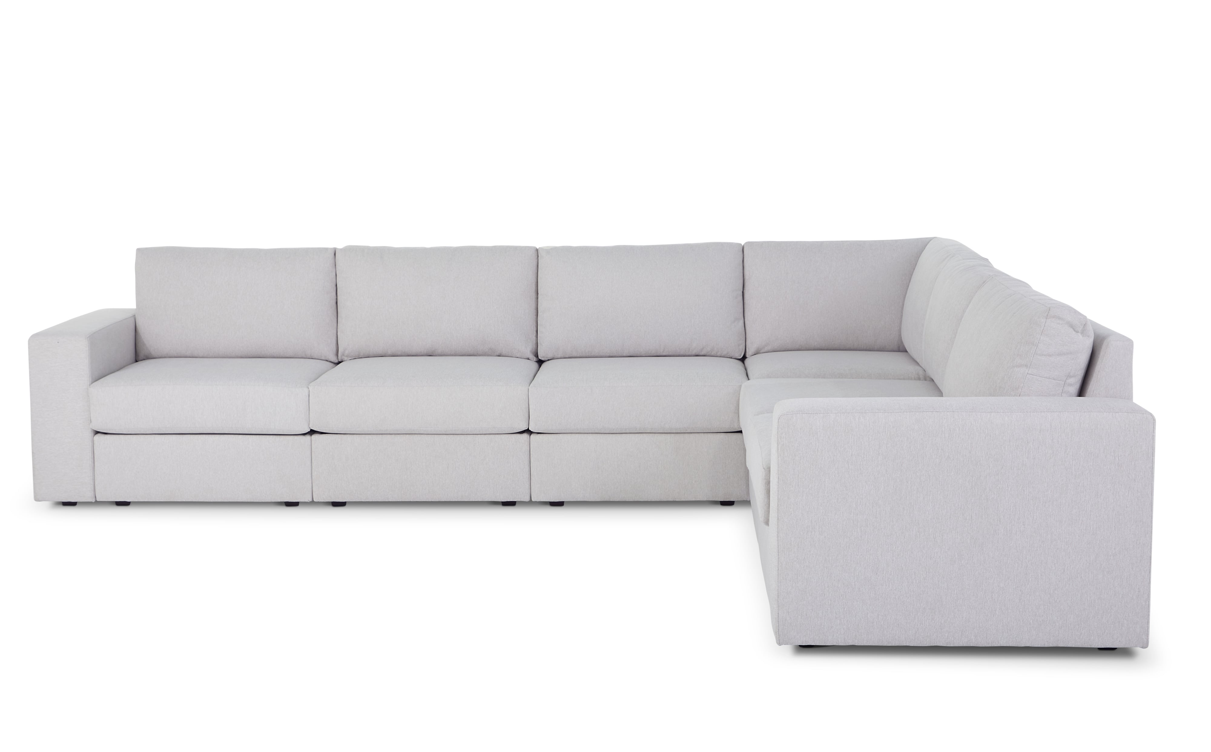 Standard-Arm 6-Seat Sectional Sofa