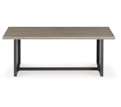 Contemporary Outdoor Rectangular End Table