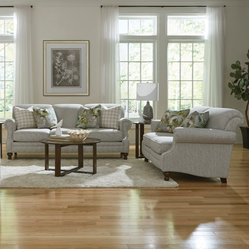 Traditional 2-Piece Living Room Set