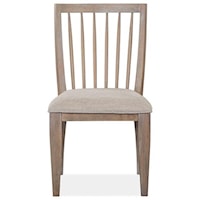 Rustic Slat Back Dining Side Chair (2/Cnt)