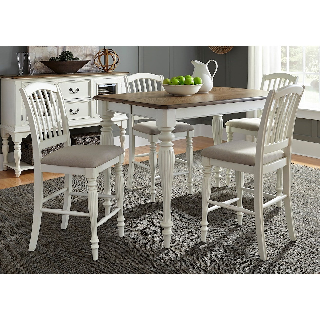 Liberty Furniture Cumberland Creek Dining Gathering Table