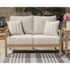 Signature Design Hallow Creek Outdoor Loveseat with Cushion