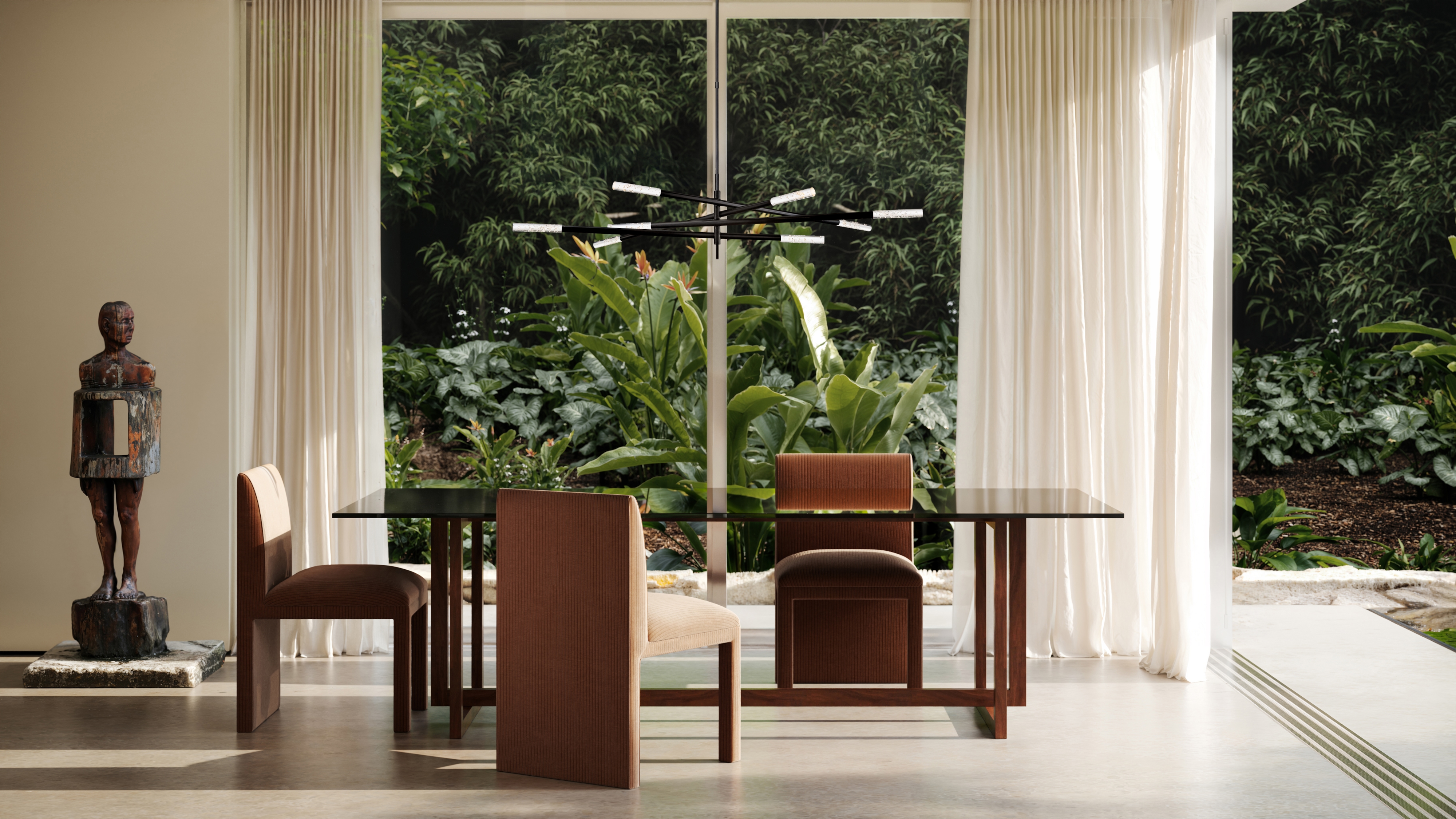 Caracole Caracole Classic Velvet Upholstered Dining Chair