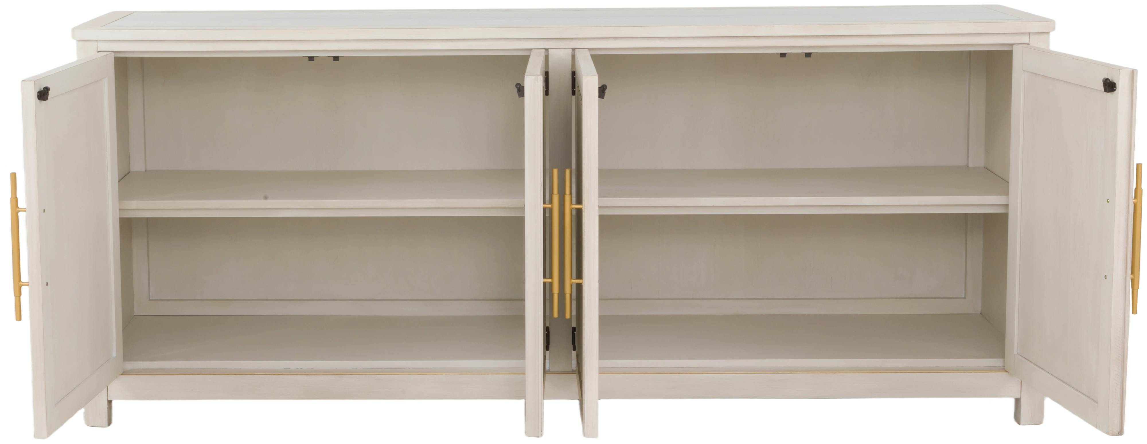 4-Door Credenza with Stone Top