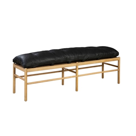 Leather Bench